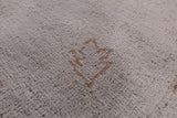 Ivory Peshawar White Wash Hand Knotted Rug - 4' 11" X 6' 11" - Golden Nile