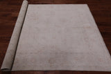 Ivory Peshawar White Wash Hand Knotted Rug - 4' 11" X 6' 11"
