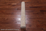 Ivory Persian Washed Out Handmade Area Rug - 4' 0" X 6' 2"