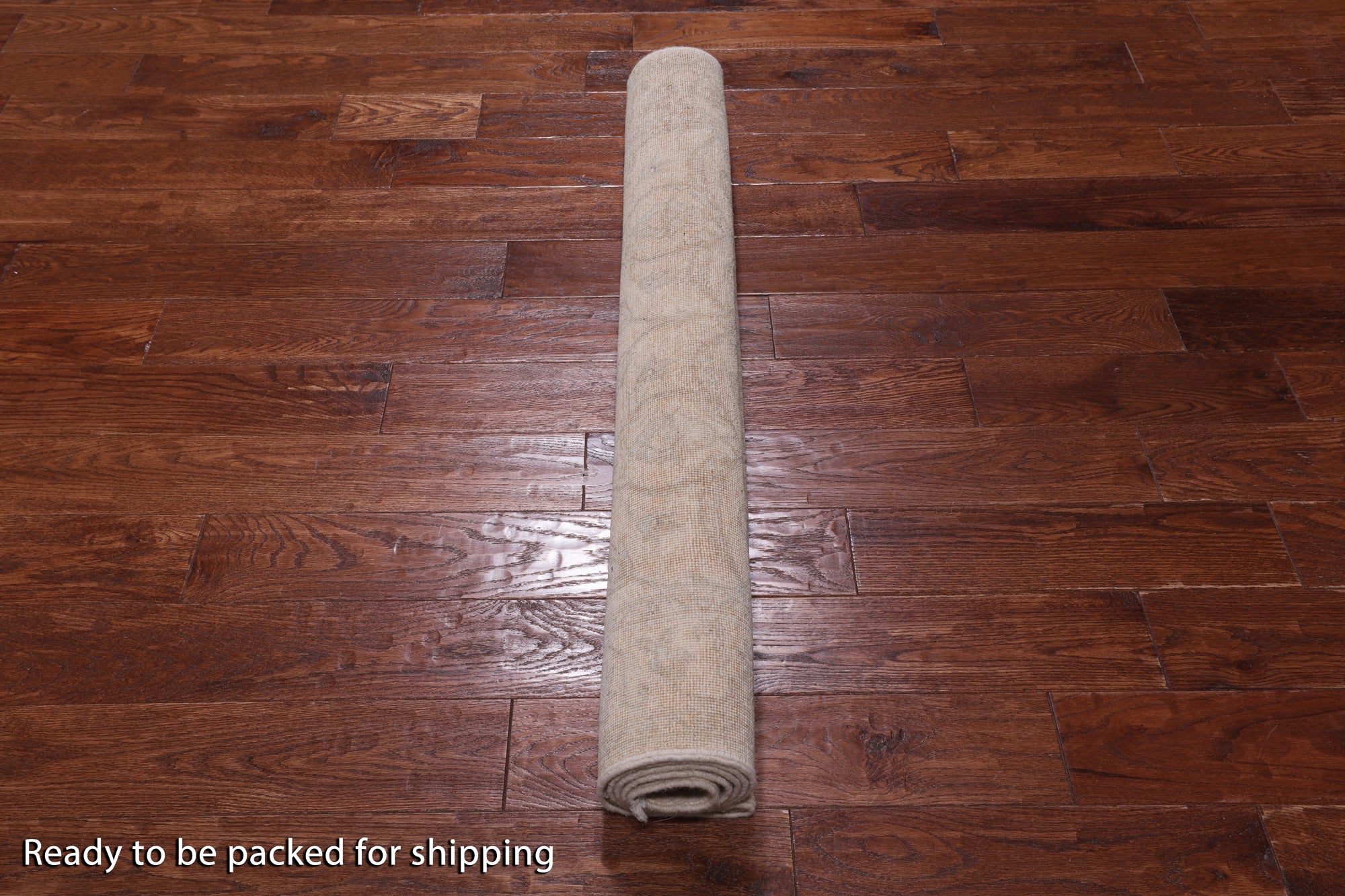 Ivory Persian Washed Out Handmade Area Rug - 4' 0" X 6' 2"