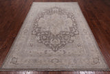 SUPER SALE Persian White Wash Handmade Wool Area Rug - 6' 0" X 8' 9"