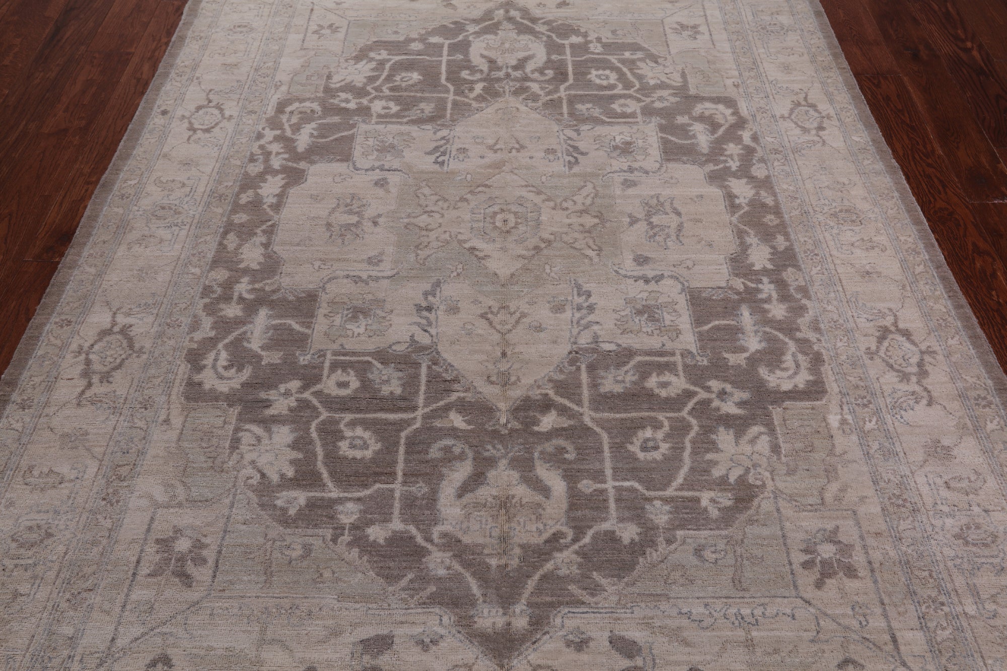 SUPER SALE Persian White Wash Handmade Wool Area Rug - 6' 0" X 8' 9"