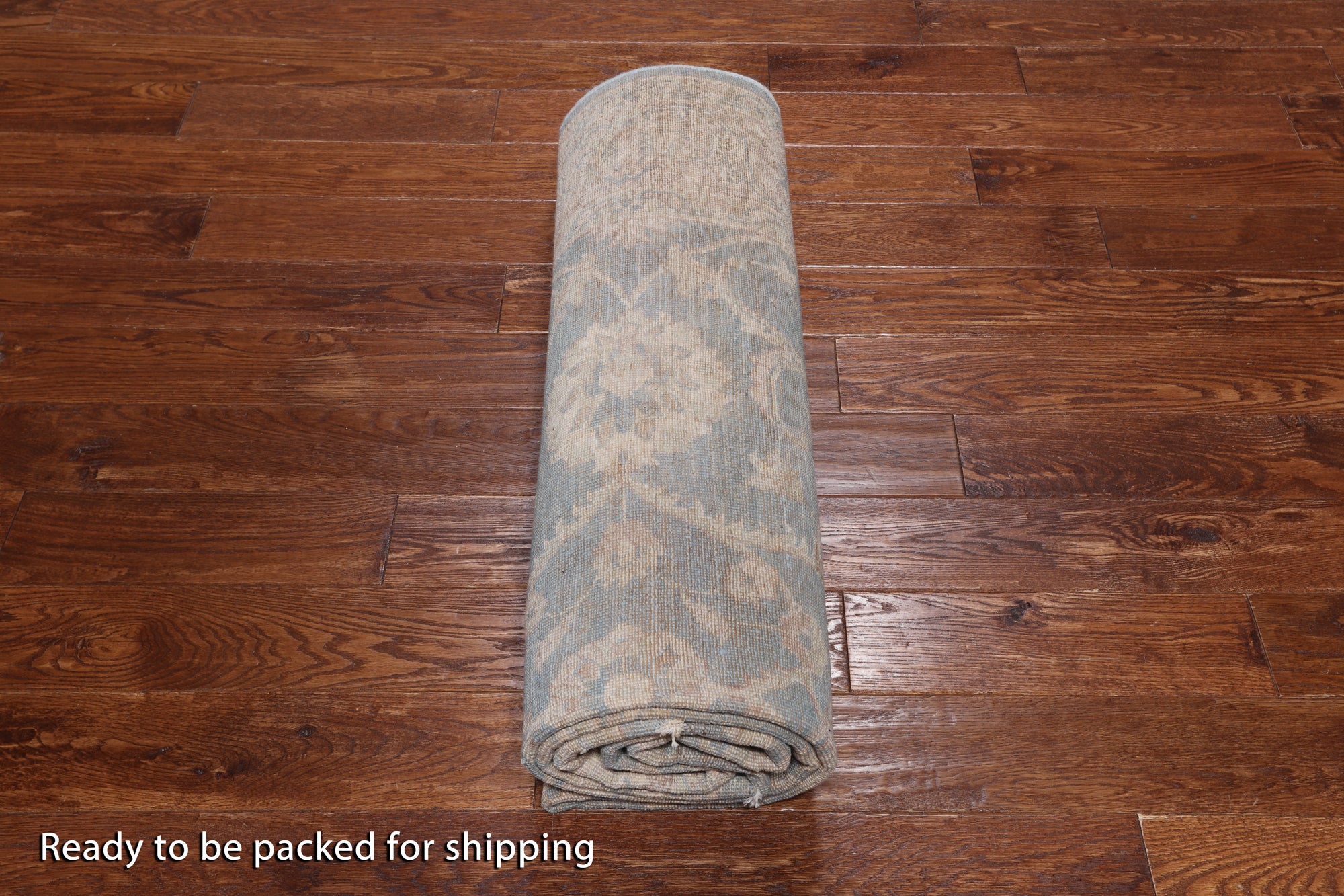 Persian White Wash Hand Knotted Rug - 6' 1" X 9' 2"