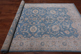 Blue Persian White Wash Area Rug - 6' 1" X 9' 1"