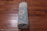 Blue Persian White Wash Area Rug - 6' 1" X 9' 1"