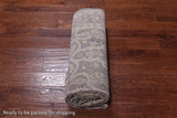 Grey Persian White Wash Wool Area Rug - 5' 10" X 9' 3"