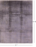 Full Pile Overdyed Handmade Wool Rug - 9' 1" X 11' 10" - Golden Nile