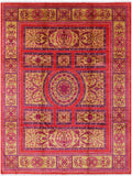 William Morris Hand Knotted Area Rug - 8' 1" X 10' 4" - Golden Nile