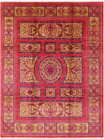 William Morris Hand Knotted Area Rug - 8' 1