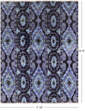 Ikat Handmade Wool Area Rug - 7' 10" X 10' 6" - Golden Nile