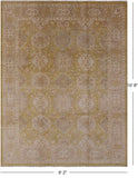 Persian Hand Knotted Wool Area Rug - 8' 2" X 10' 8" - Golden Nile