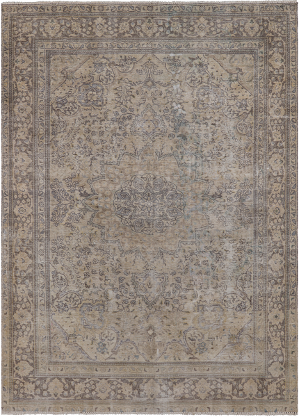 SUPER SALE Persian Overdyed Handmade Wool Area Rug - 6' 9" X 9' 7"