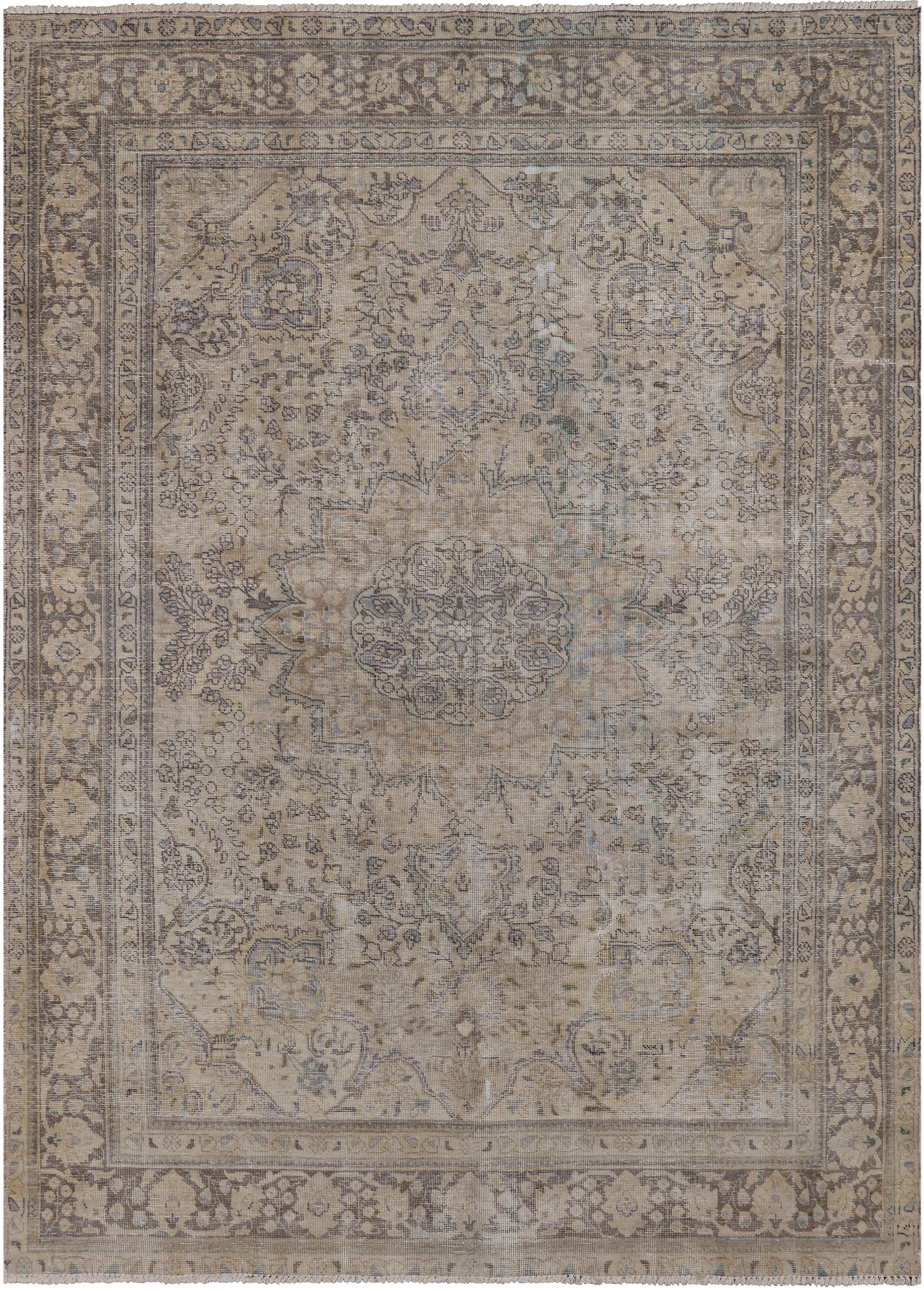 SUPER SALE Persian Overdyed Handmade Wool Area Rug - 6' 9" X 9' 7"