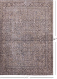 Persian Overdyed Handmade Wool Area Rug - 6' 9" X 9' 7" - Golden Nile