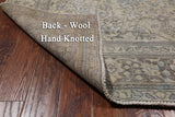 SUPER SALE Persian Overdyed Handmade Wool Area Rug - 6' 9" X 9' 7"