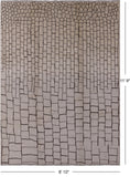 Ivory Tribal Moroccan Handmade Wool Rug - 8' 10" X 11' 9" - Golden Nile