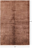 Full Pile Overdyed Handmade Wool Rug - 6' 0" X 9' 2" - Golden Nile