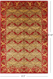 William Morris Hand Knotted Area Rug - 6' 3" X 9' 10" - Golden Nile