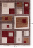 Persian Gabbeh Hand Knotted Wool Rug - 5' 8" X 8' 4" - Golden Nile