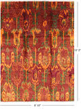 Ikat Handmade Wool Rug - 8' 10" X 12' 3" - Golden Nile