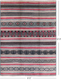 Signed Tribal Moroccan Handmade Wool Rug - 9' 5" X 12' 3" - Golden Nile