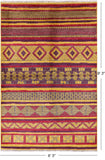 Tribal Moroccan Hand Knotted Wool Rug - 6' 3" X 9' 3" - Golden Nile