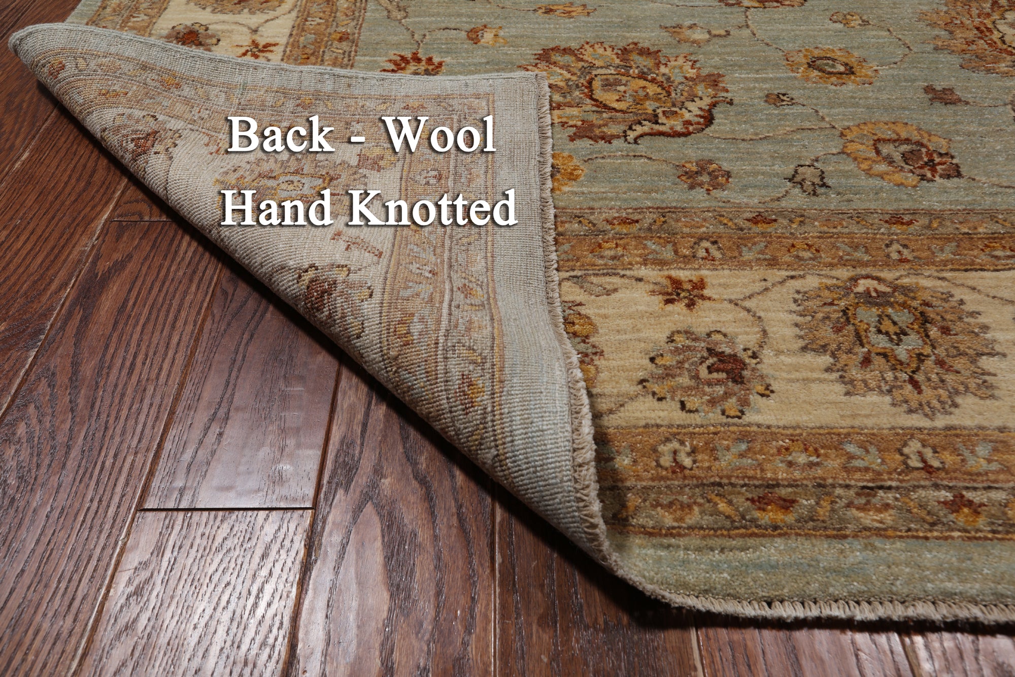 Peshawar Handmade Wool Rug - 8' 1" X 10' 4"
