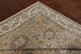 Peshawar Hand Knotted Wool Rug - 8' 0" X 9' 7"