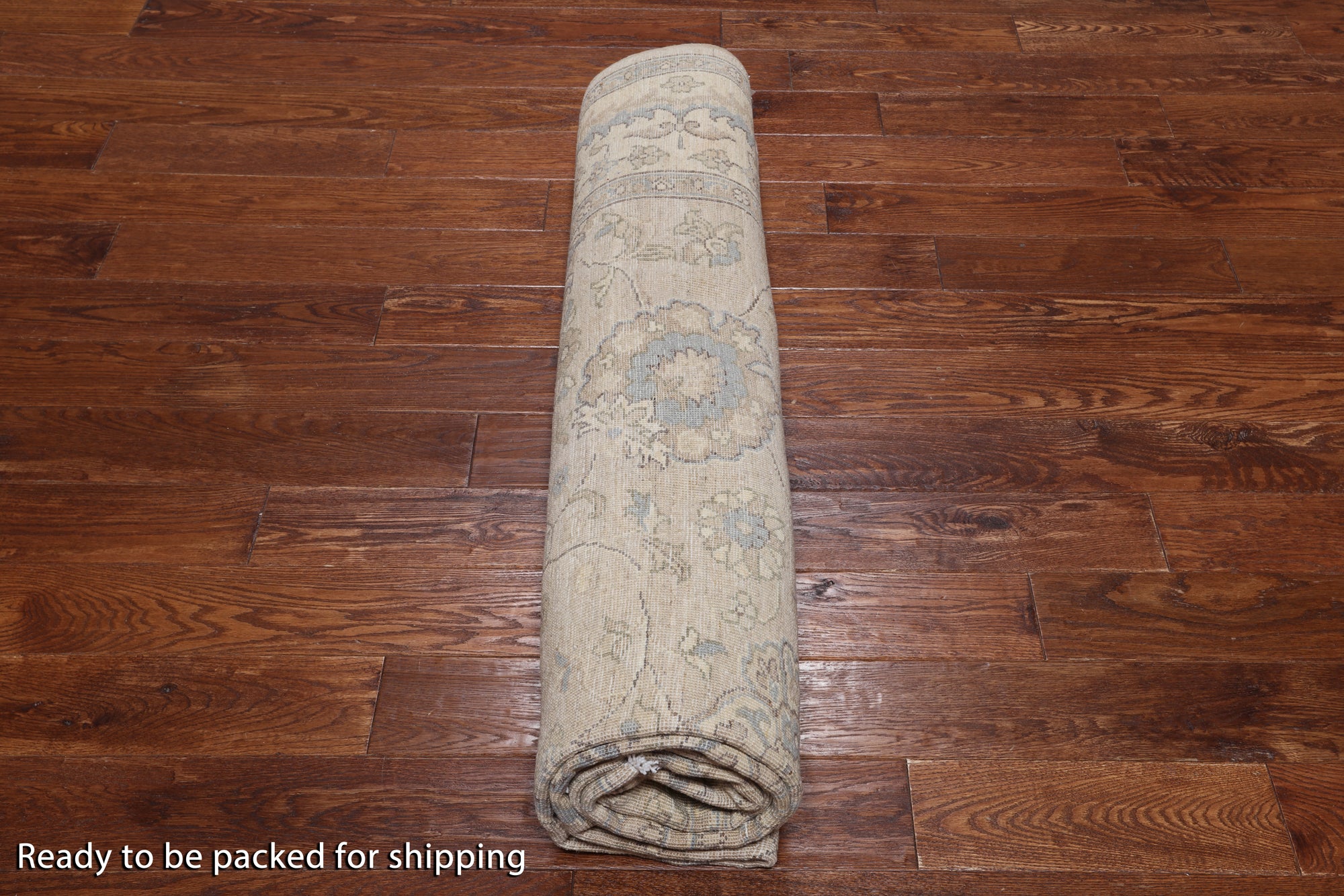 Peshawar Hand Knotted Wool Rug - 8' 0" X 9' 7"