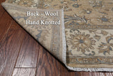 Peshawar Hand Knotted Wool Rug - 8' 0" X 9' 7"