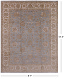 Peshawar Hand Knotted Rug - 8' 1" X 10' 3" - Golden Nile