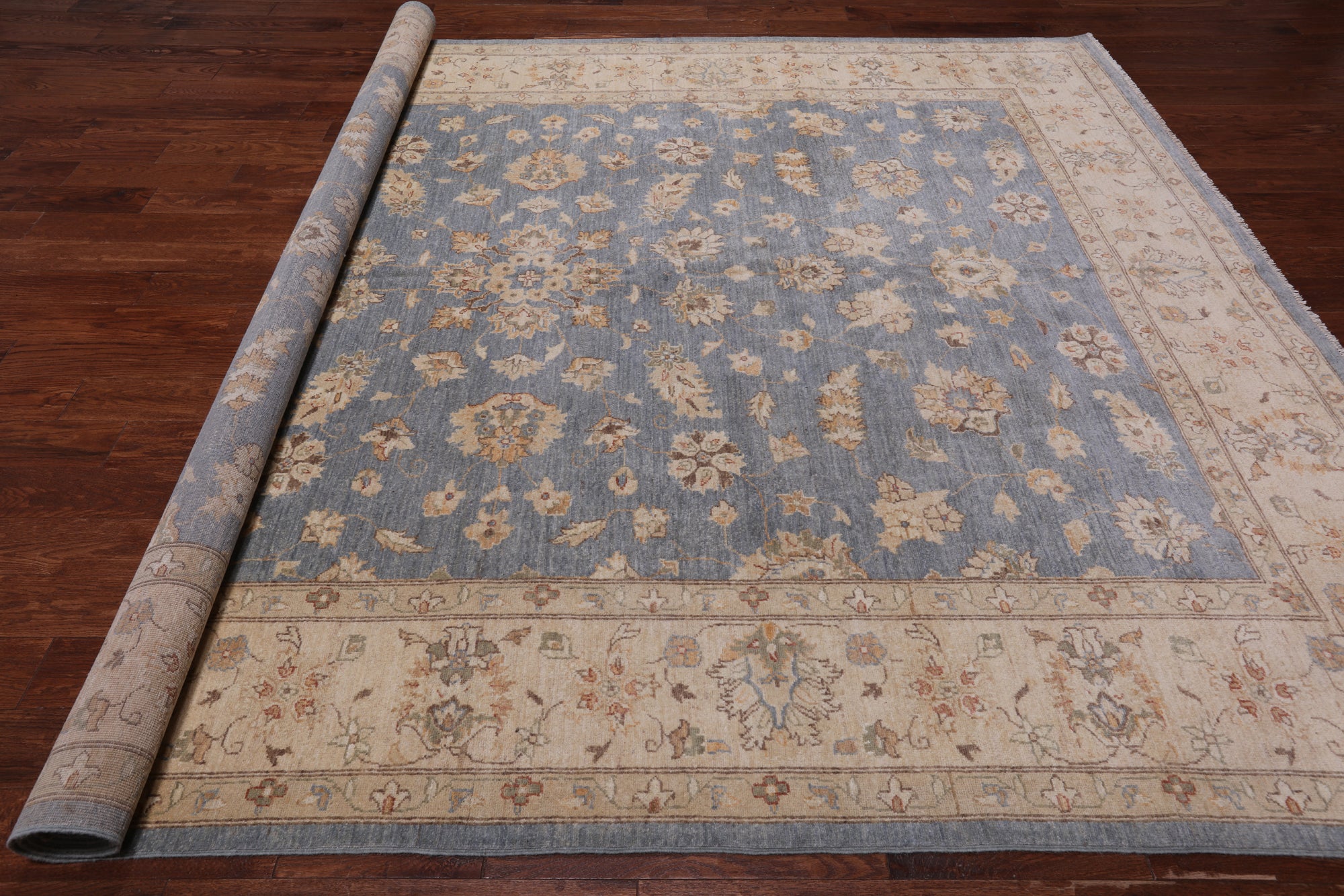 Peshawar Handmade Wool Rug - 9' 0" X 11' 9"