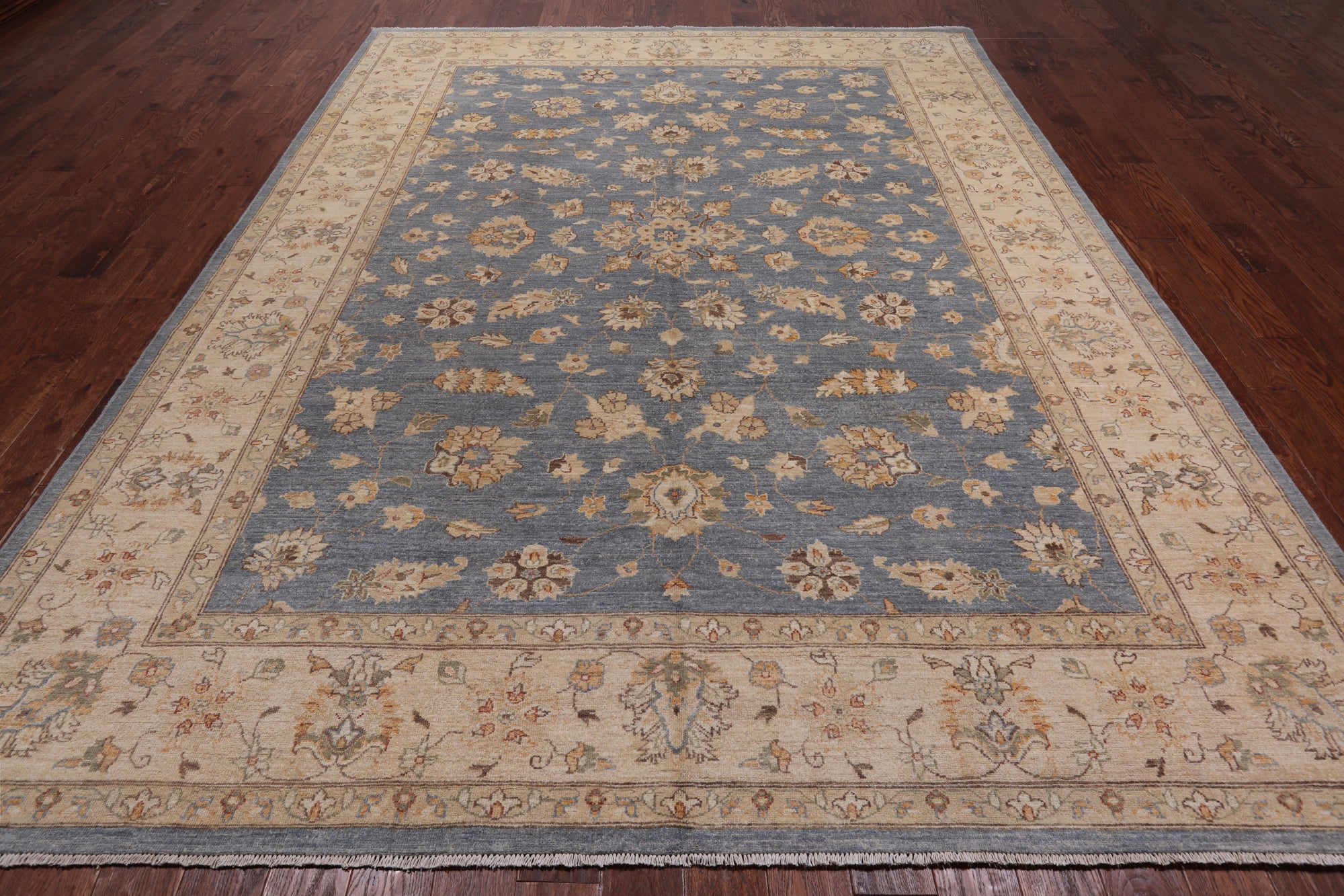 Peshawar Handmade Wool Rug - 9' 0" X 11' 9"