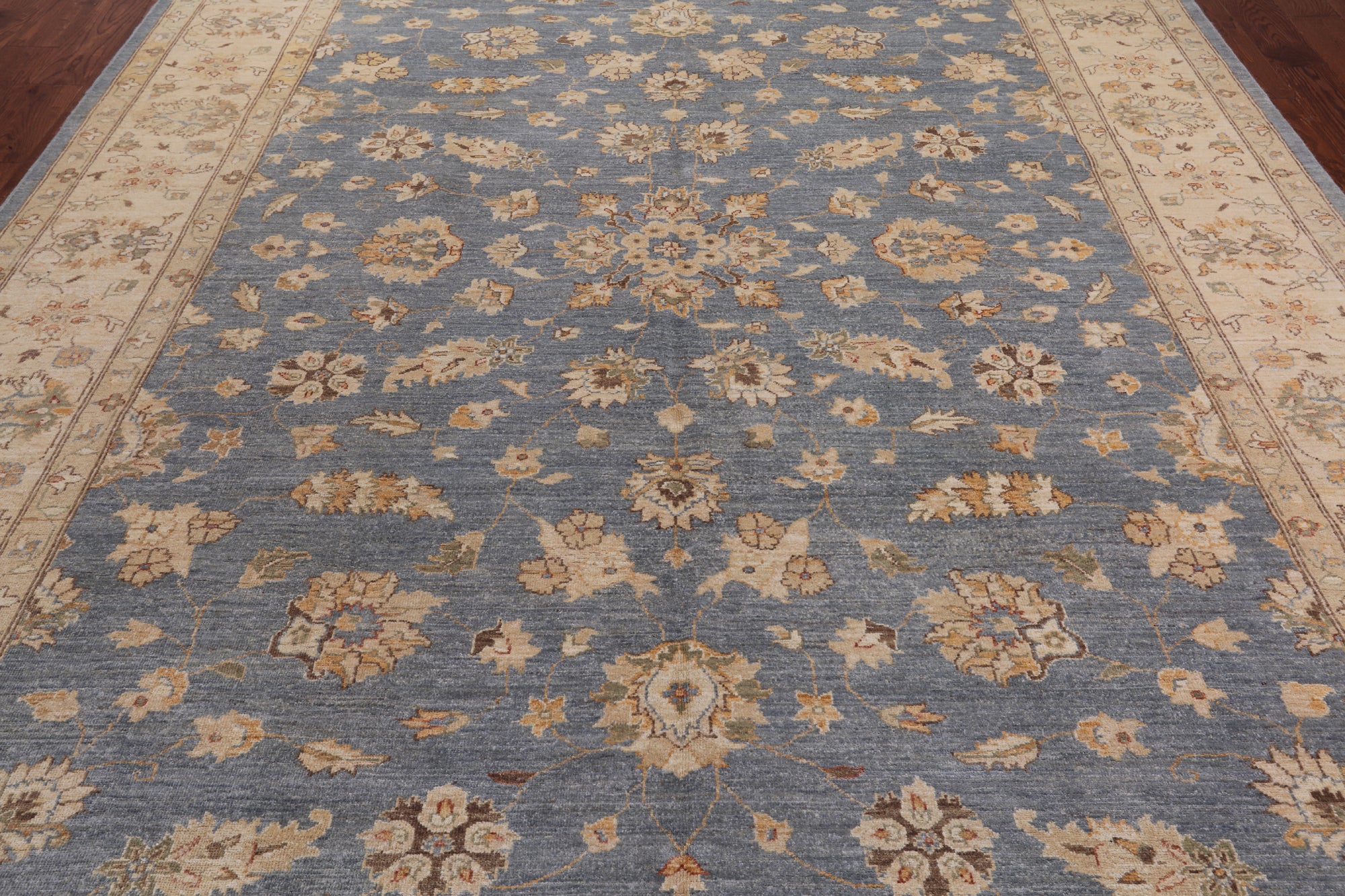 Peshawar Handmade Wool Rug - 9' 0" X 11' 9"