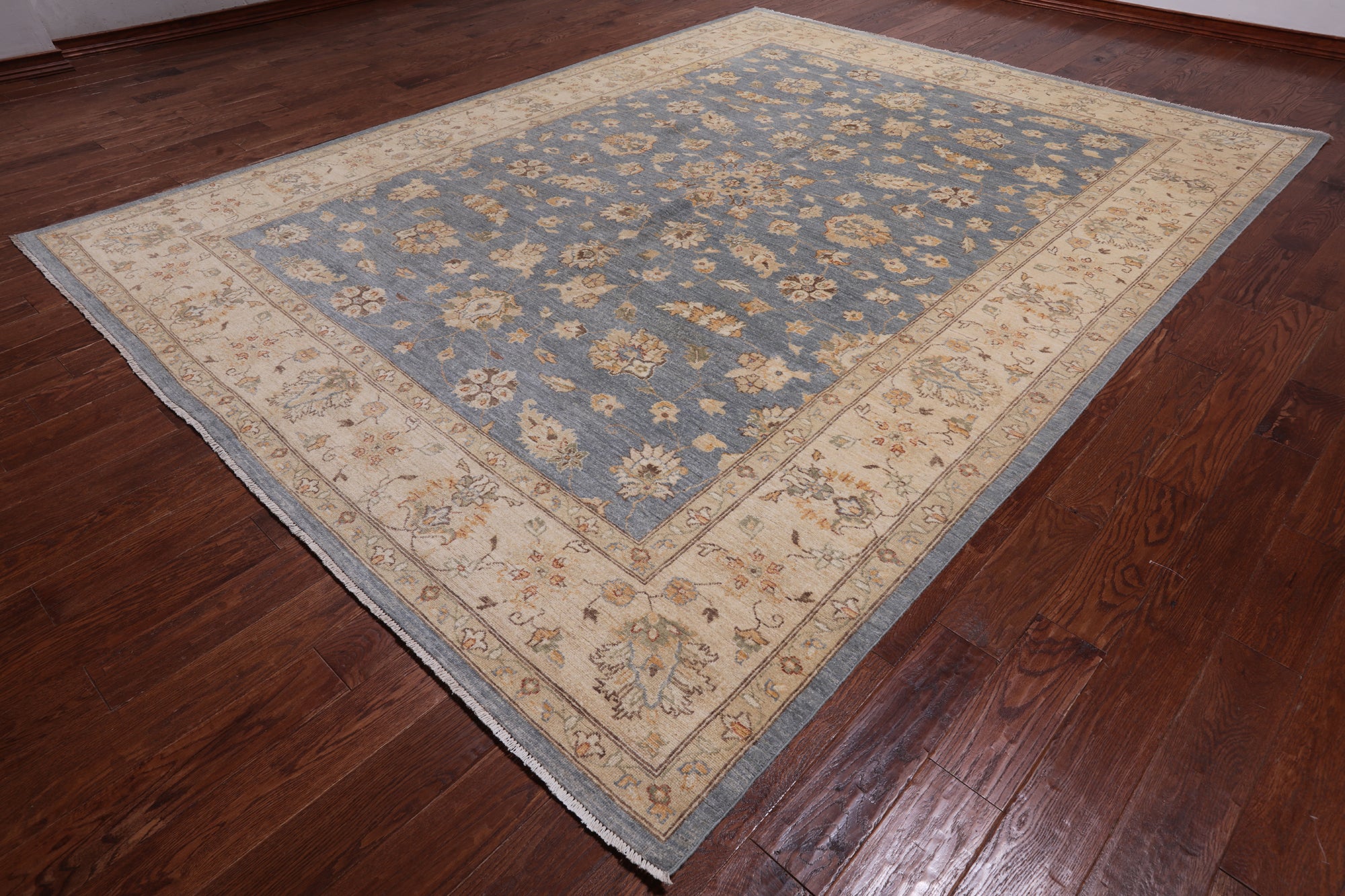 Peshawar Handmade Wool Rug - 9' 0" X 11' 9"