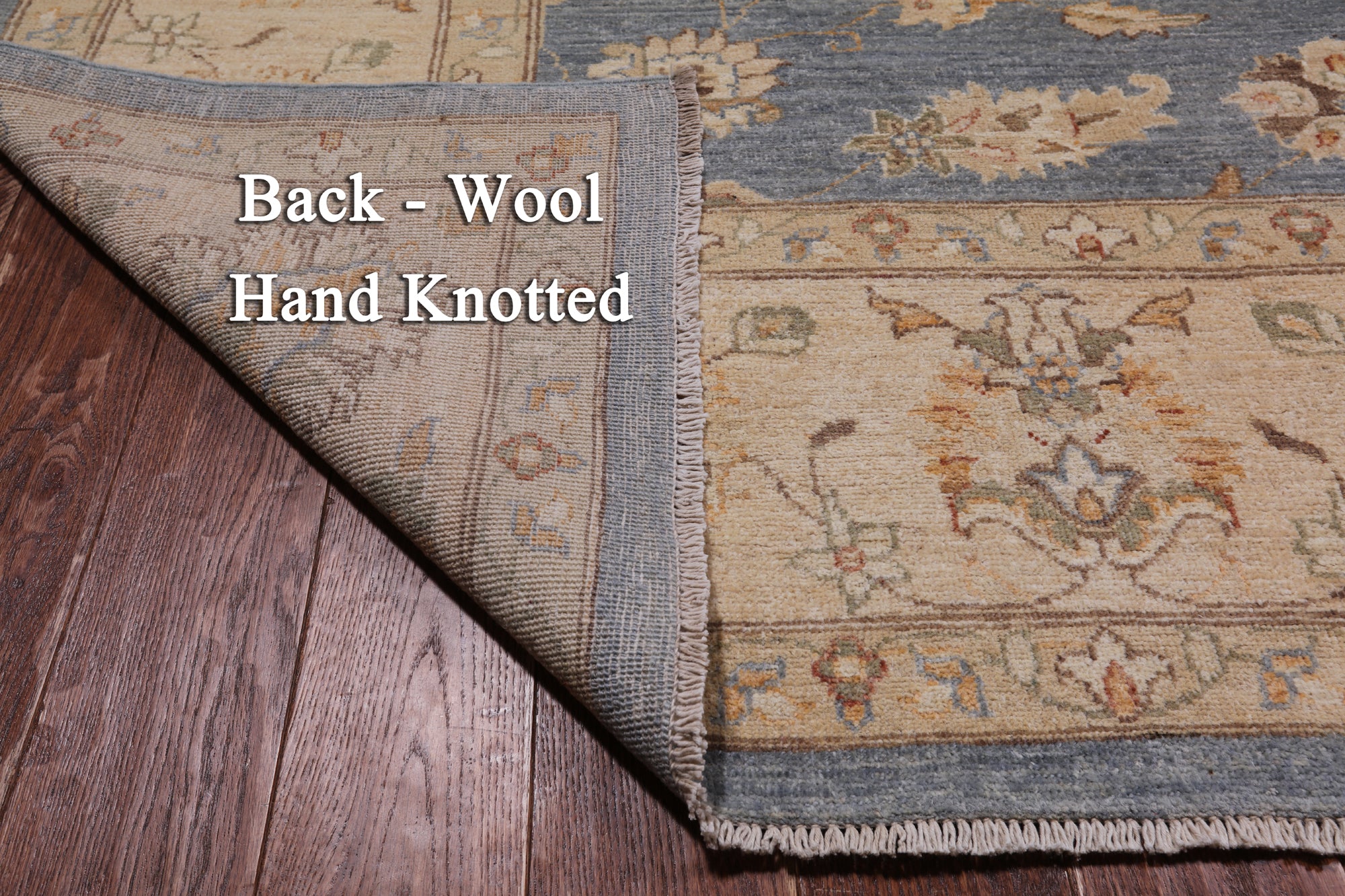 Peshawar Handmade Wool Rug - 9' 0" X 11' 9"