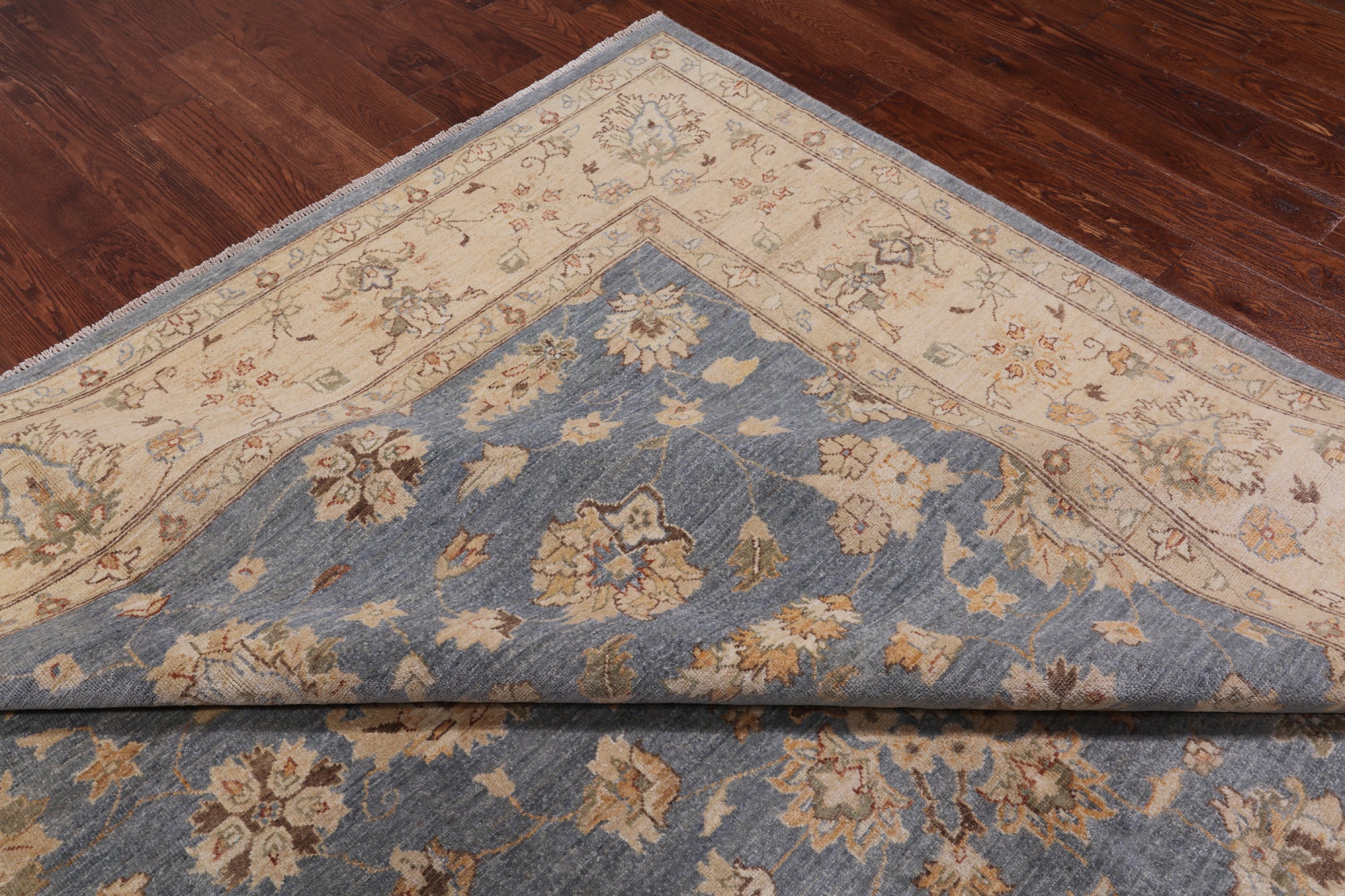 Peshawar Handmade Wool Rug - 9' 0" X 11' 9"