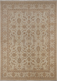 Ivory Peshawar Handmade Wool Rug - 8' 9" X 12' 2"
