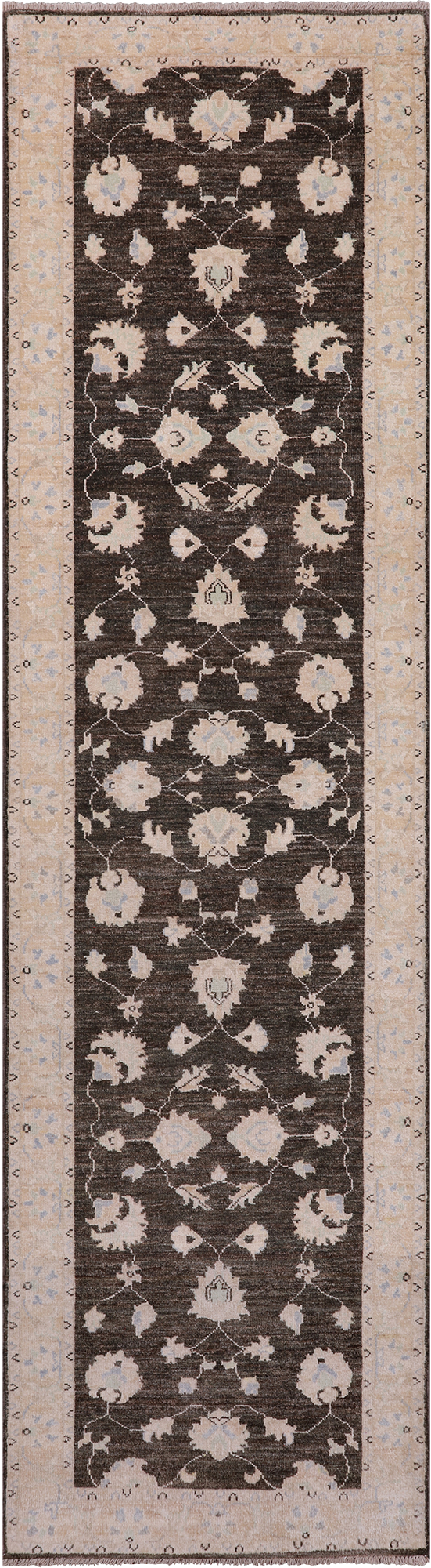 Peshawar Handmade Wool Runner Rug - 2' 8" X 10' 0"