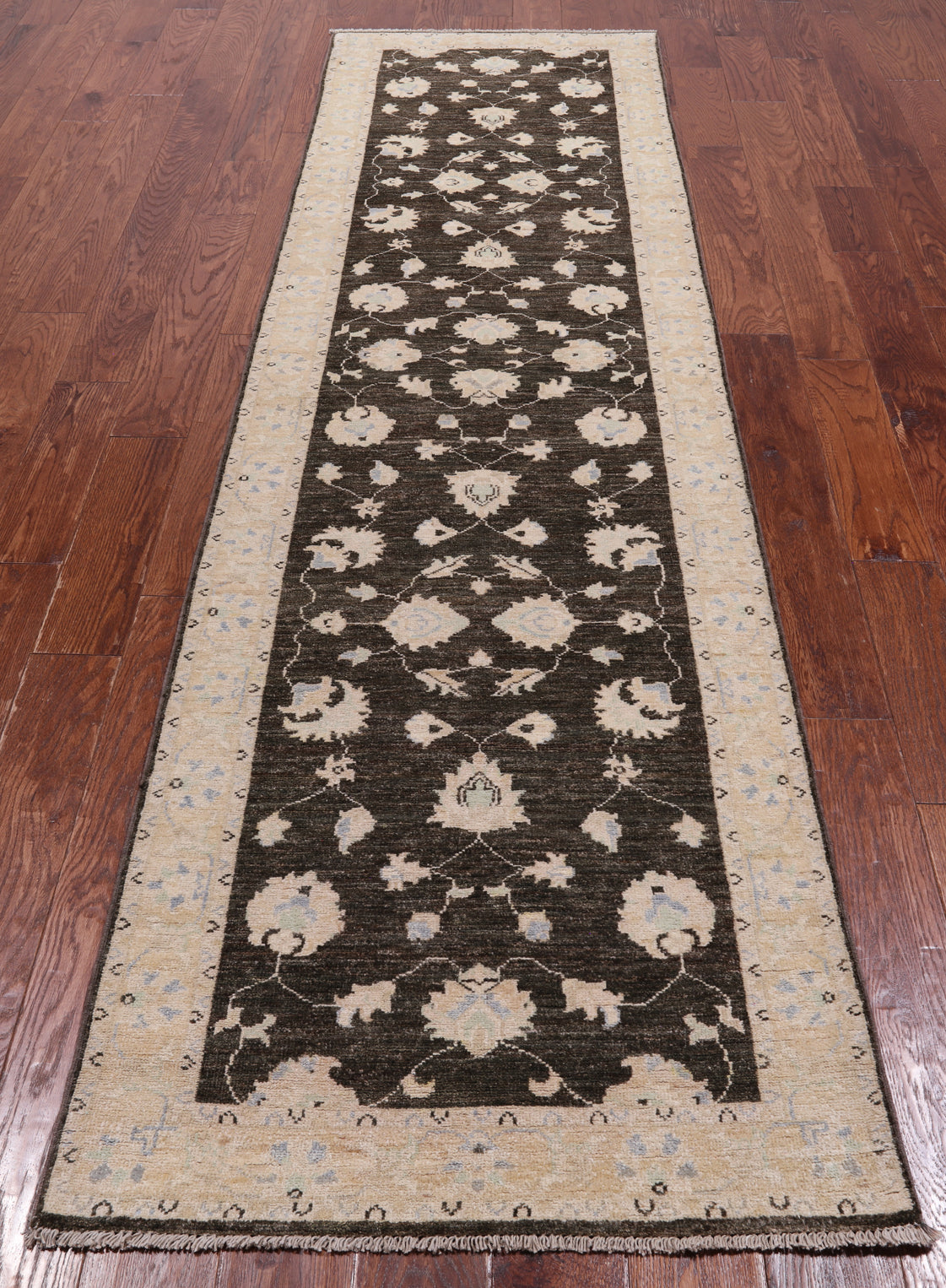 Peshawar Handmade Wool Runner Rug - 2' 8" X 10' 0"