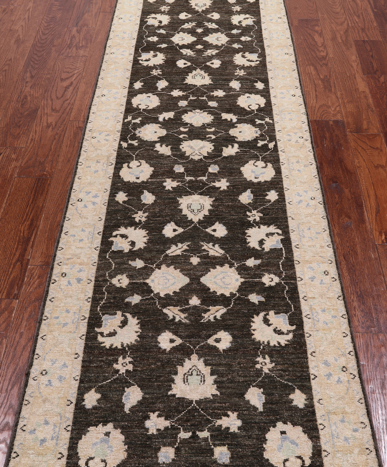 Peshawar Handmade Wool Runner Rug - 2' 8" X 10' 0"