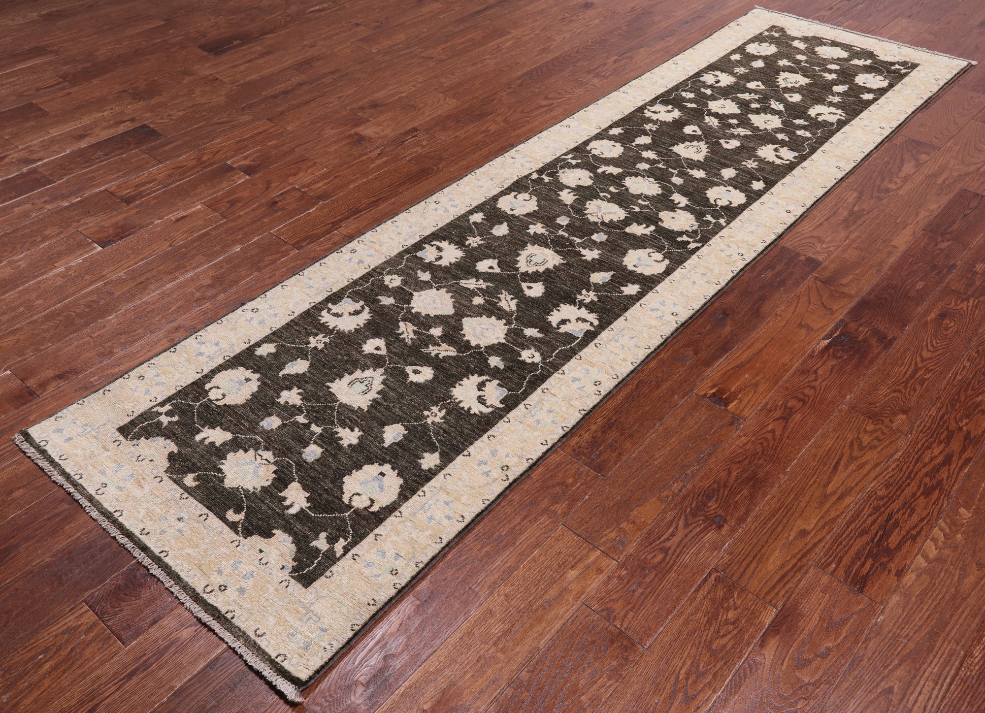 Peshawar Handmade Wool Runner Rug - 2' 8" X 10' 0"