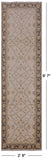 Ivory Peshawar Hand Knotted Runner Rug - 2' 8" X 9' 7" - Golden Nile