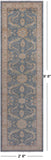 Peshawar Hand Knotted Runner Rug - 2' 8" X 9' 8"