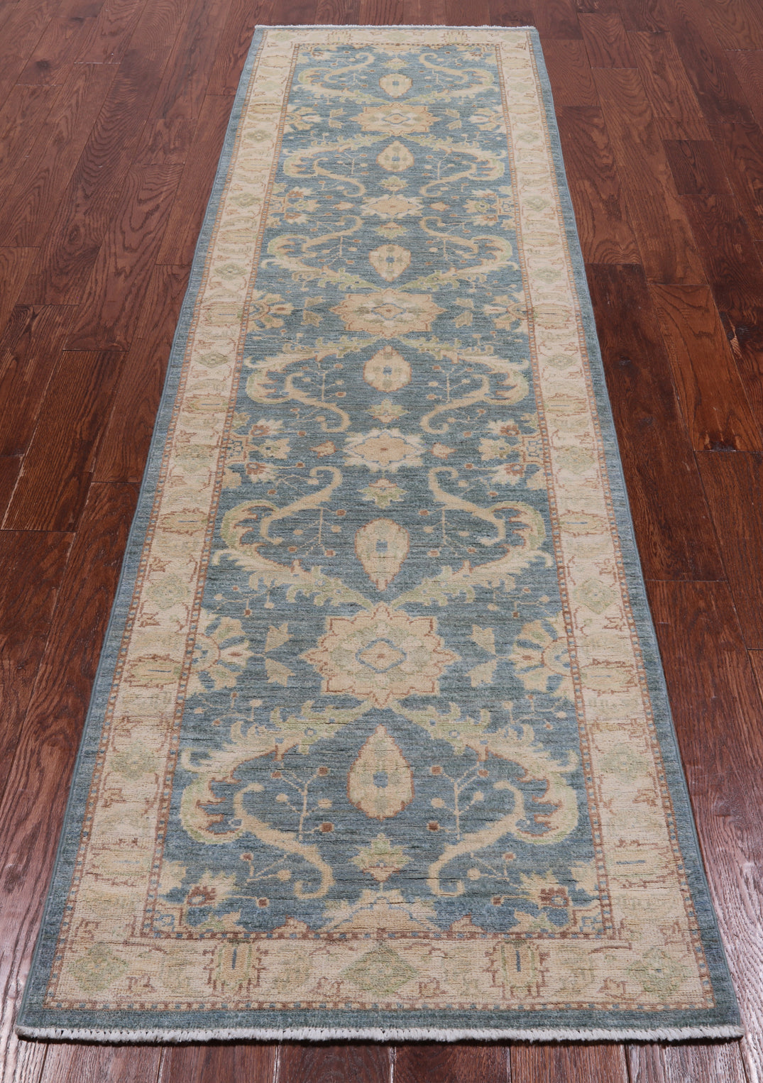 Peshawar Hand Knotted Runner Rug - 2' 8" X 9' 8"