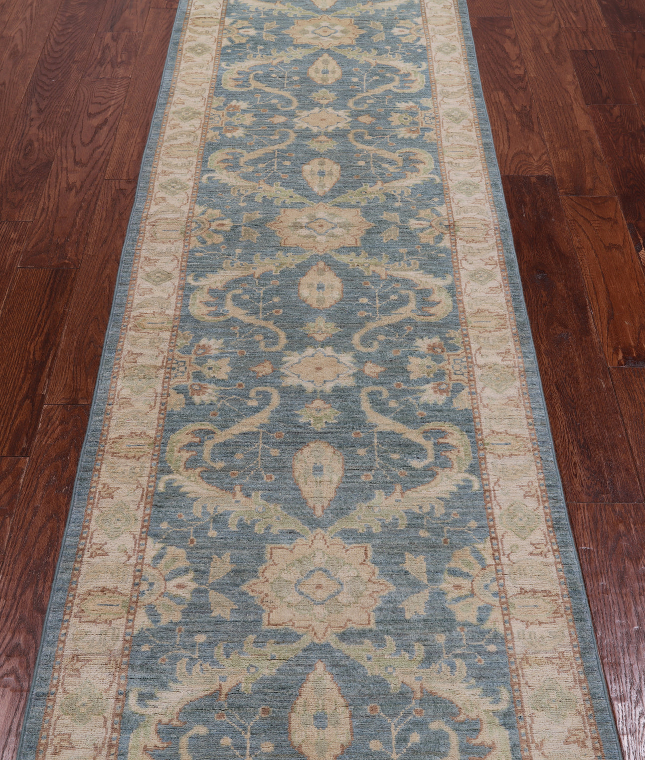 Peshawar Hand Knotted Runner Rug - 2' 8" X 9' 8"