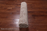 Ivory Peshawar Handmade Wool Area Rug - 8' 10" X 12' 4"