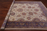 Ivory Fine Serapi Handmade Rug - 8' 2" X 10' 2"