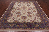 Ivory Fine Serapi Handmade Rug - 8' 2" X 10' 2"