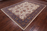 Ivory Fine Serapi Handmade Rug - 8' 2" X 10' 2"